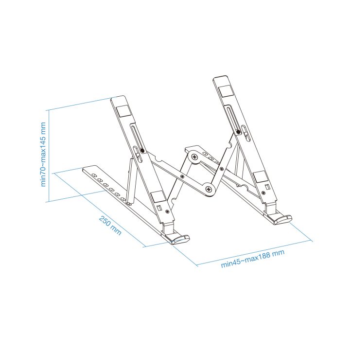 TooQ TQLRS0033-AL suporte para portátil Suporte para portátil e…