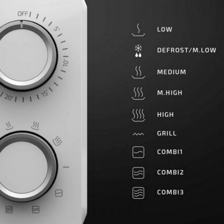 Cecotec 01523 Microwave Black, White Combination Microwave Countertop…