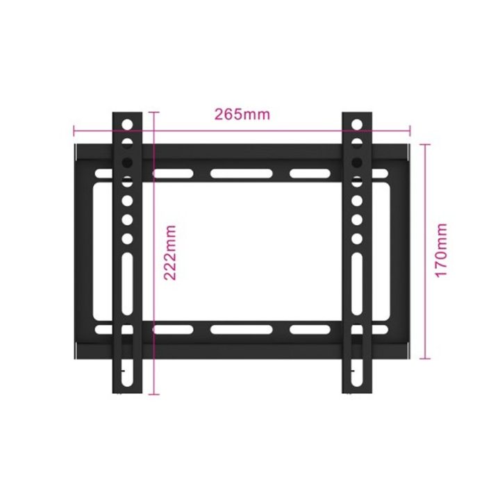 Ewent EW1501 soporte para TV 43" Negro