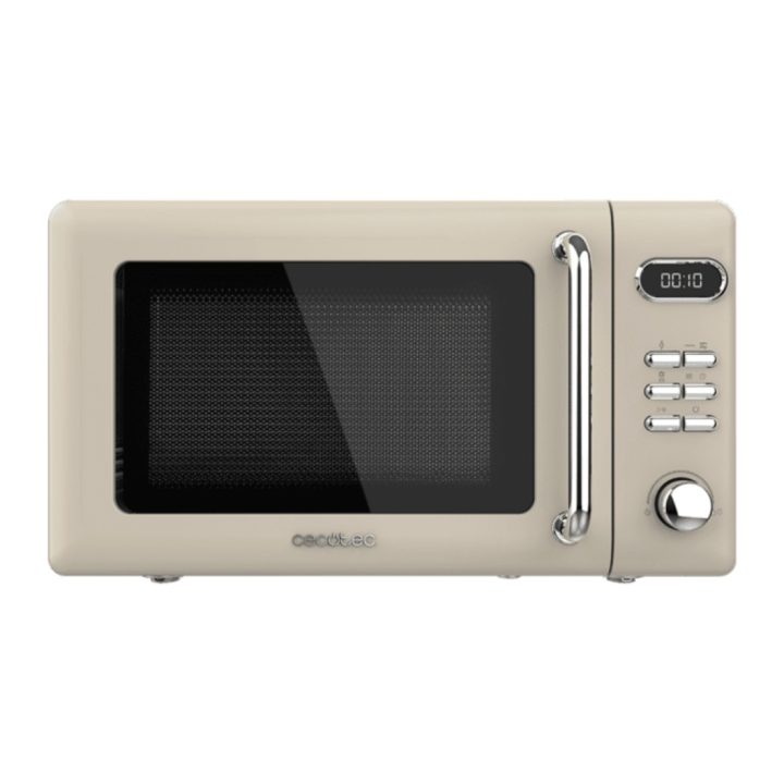 Cecotec 01714 Beige Microwave with Grill Countertop 20 L 700 W