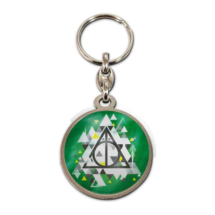 SD Toys Harry Potter Deathly Hallows Round Keychain (WRN25272)