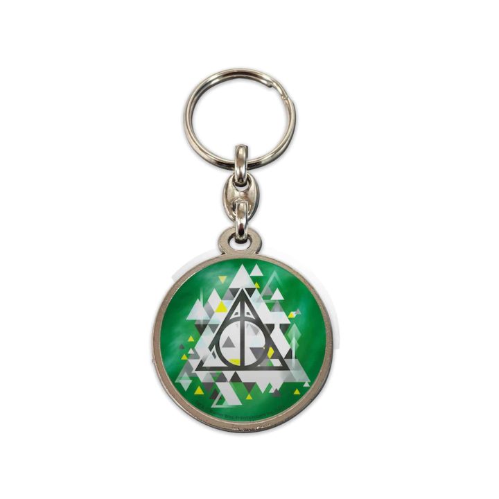 SD Toys Harry Potter Deathly Hallows Round Keychain (WRN25272)