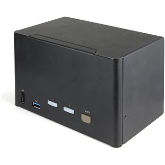 StarTech.com Switch Conmutador KVM de 2 Puertos DisplayPort 1.2 para…