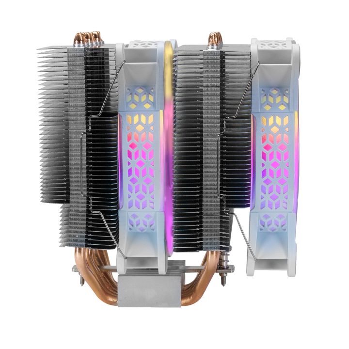 Dissipador de CPU Mars Gaming, Refrigeração de Dupla Torre, 6…
