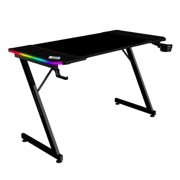 Mars Gaming MGD-X120RGB, Mesa de Gaming Ergonómica, Iluminação ARGB…