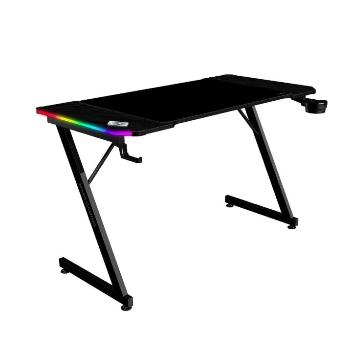 Mars Gaming MGD-X120RGB, Ergonomic Gaming Desk, ARGB Lighting with…