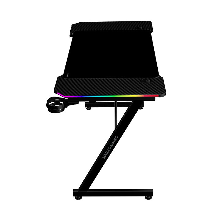 Mars Gaming MGD-X120RGB, Mesa Gaming Ergonómica, Iluminación ARGB con…