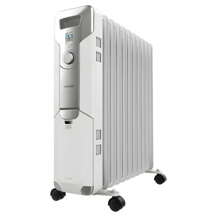 Cecotec 05884 Electric Oil-Filled Radiator Indoor White 2500 W