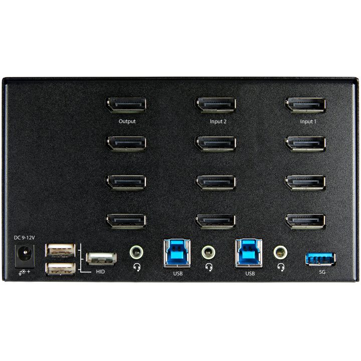 StarTech.com Switch Conmutador KVM de 2 Puertos DisplayPort 1.2 para…