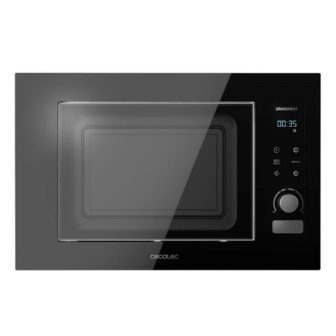 Cecotec 01383 Micro-ondas Preto Micro-ondas com Grill Integrado 21 L…