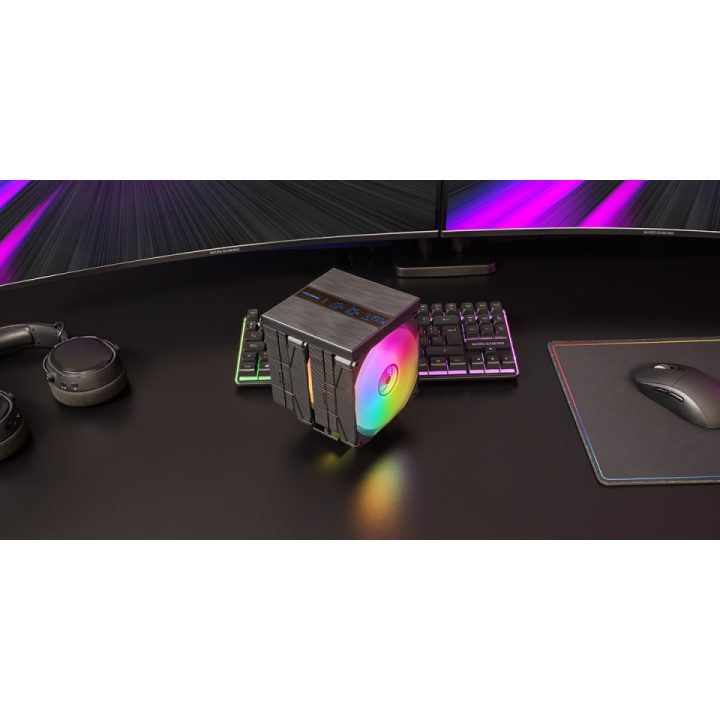 Mars Gaming MCPU-LCDPRO Air Cooler 12 cm Black 1 piece(s)