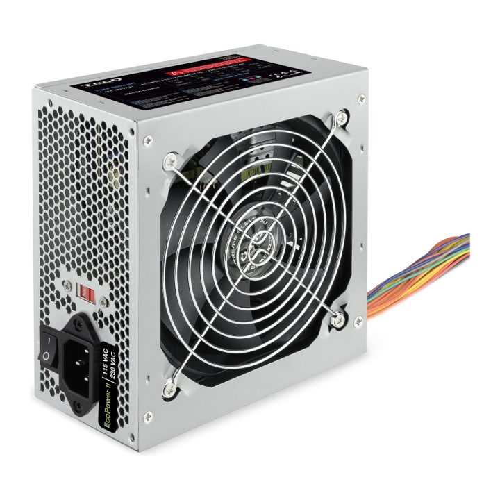 TooQ TQEP-500S-INT Power Supply Unit 500 W 24-pin ATX ATX Silver