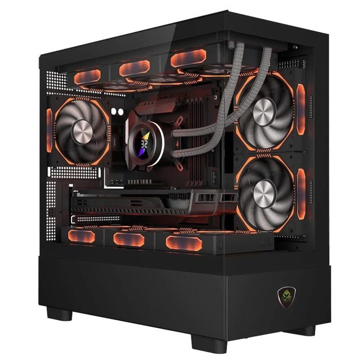 Keep Out Caja M-atx XC-301 3FANS Usb3.0 Glass (XC-301 GLASS)
