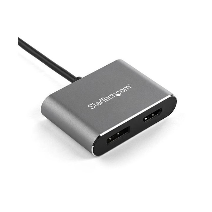 StarTech.com Multiport USB-C Video Adapter - HDMI or DisplayPort - 4K…