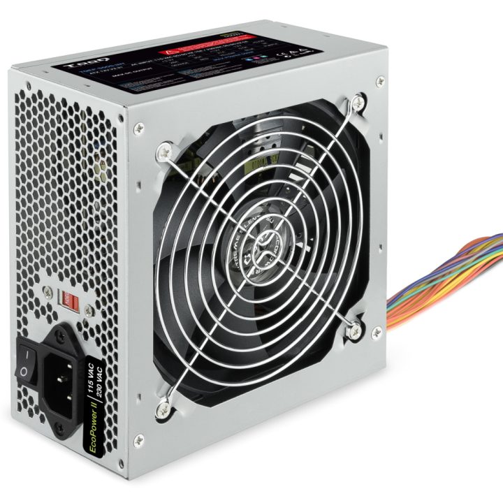 TooQ TQEP-500S-INT unidade de fonte de alimentação 500 W 24-pin ATX…
