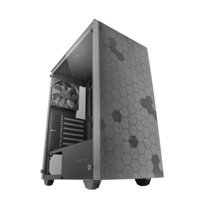 Mars Gaming MC-Q3, Mid-Tower ATX Case, Full Tempered Glass Side…
