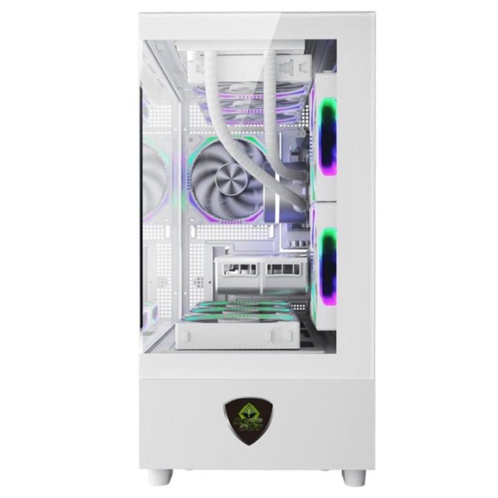 Keep Out M-ATX Case XC-301W 3FANS USB 3.0 White (XC-301W GLASS)