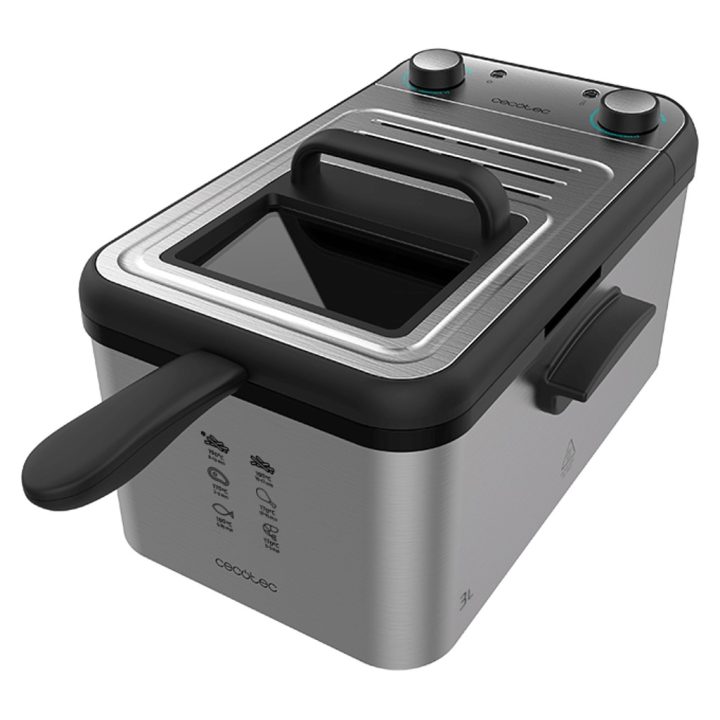 Cecotec CleanFry Infinity 3000 Single 3 L Standalone 2400 W Stainless…