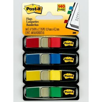 Pack 4 dispensadores x 35 marcadores index 11,9x43,2mm colores…