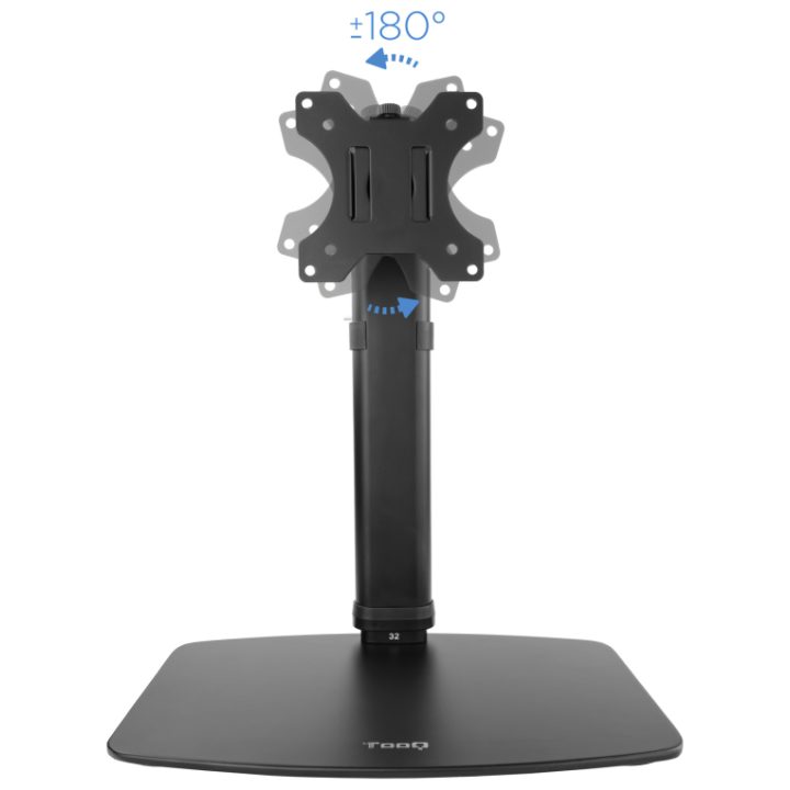 TooQ DB1127TN-B suporte para monitor 27" Escritório Preto