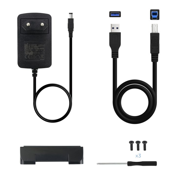 TooQ CAIXA HDD 3,5" SATA A USB 2.0/3.0 PRETA