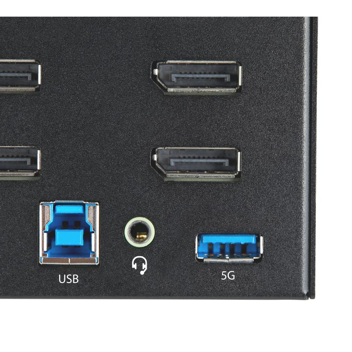 StarTech.com Switch Conmutador KVM de 2 Puertos DisplayPort 1.2 para…