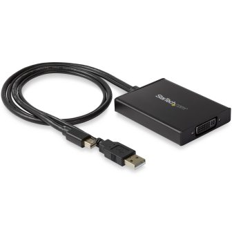 StarTech.com Adaptador Mini DisplayPort para DVI de Ligação Dupla -…