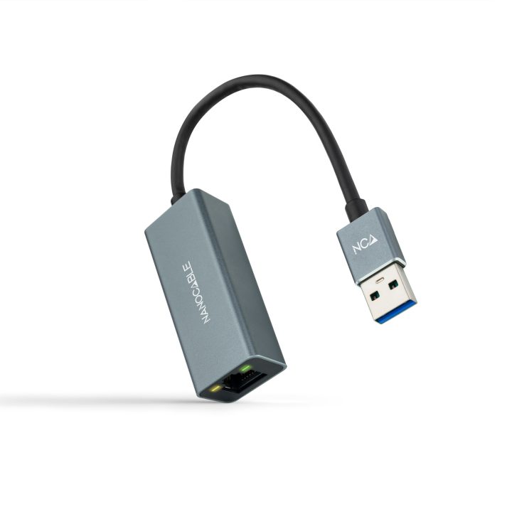 Nanocable Conversor USB 3.0 para Ethernet Gigabit 10/100/1000 Mbps…