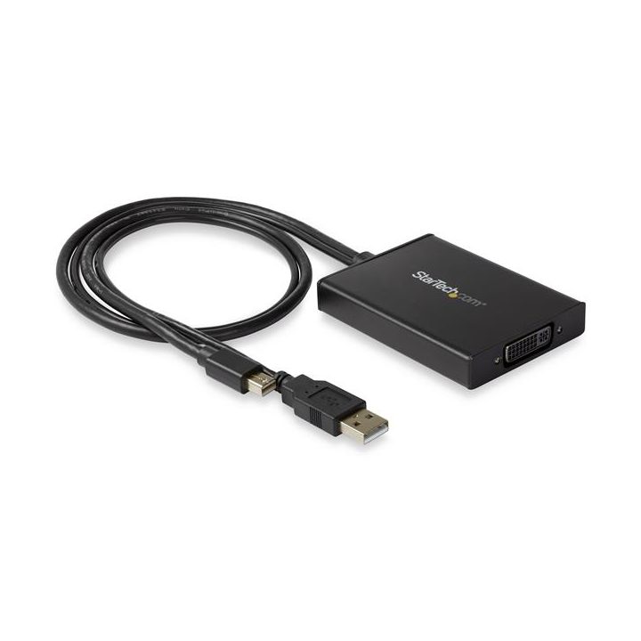 StarTech.com Dual-Link Mini DisplayPort to DVI Adapter - USB Powered…