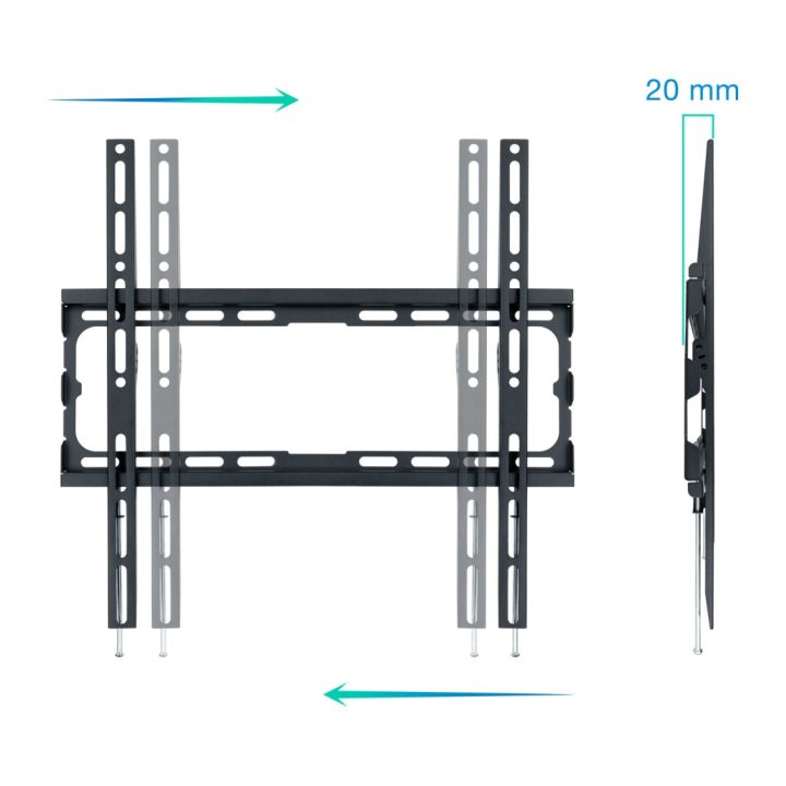 TooQ LP1070F-B suporte para TV 70" Preto