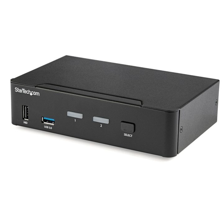 StarTech.com 2-Port DisplayPort KVM Switch - 4K at 60Hz - Single…