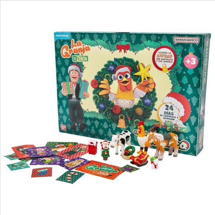 Bandai rojo Calendario de adviento la granja zenon (TO86010)