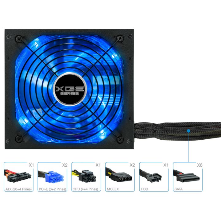 TooQ TQXGEII-700SAP unidade de fonte de alimentação 700 W 20+4 pinos…