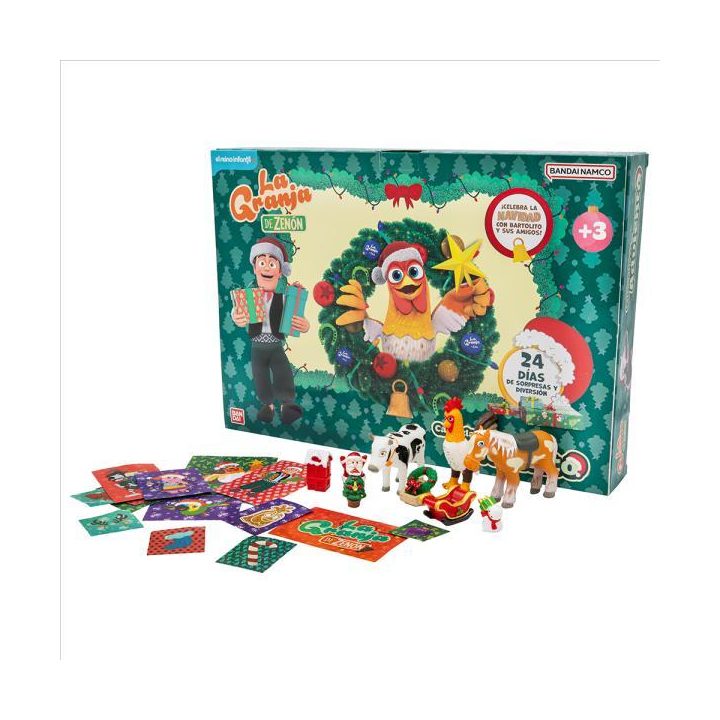 Bandai Red Advent Calendar La Granja de Zenón (TO86010)