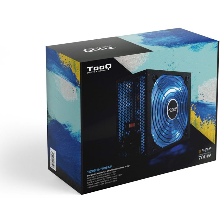 TooQ TQXGEII-700SAP 700 W 20+4 pin ATX ATX Power Supply Unit Black