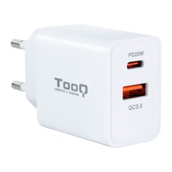 TooQ TQWC-2SC04WT Universal Mobile Device Charger White AC Fast…