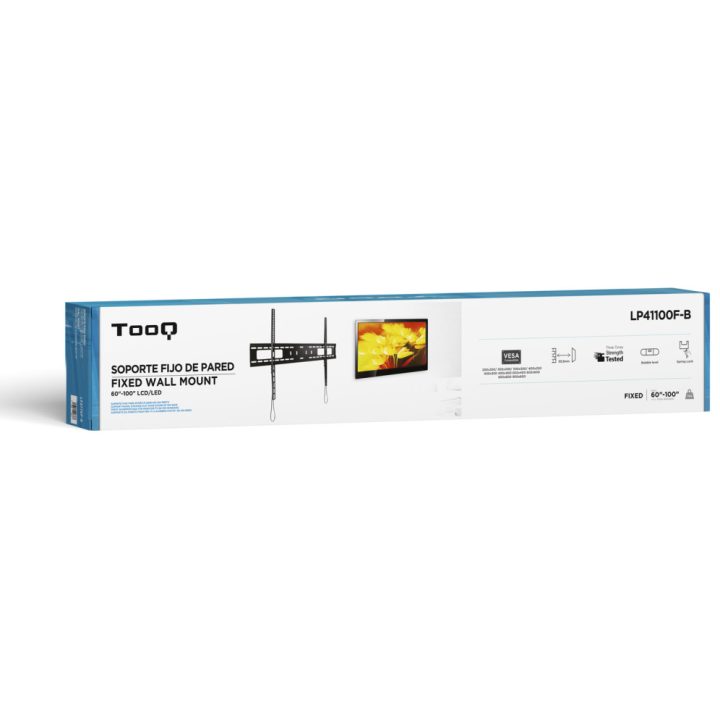 TooQ Wall Mount for 60-100" LCD / Plasma Monitor / TV, Black