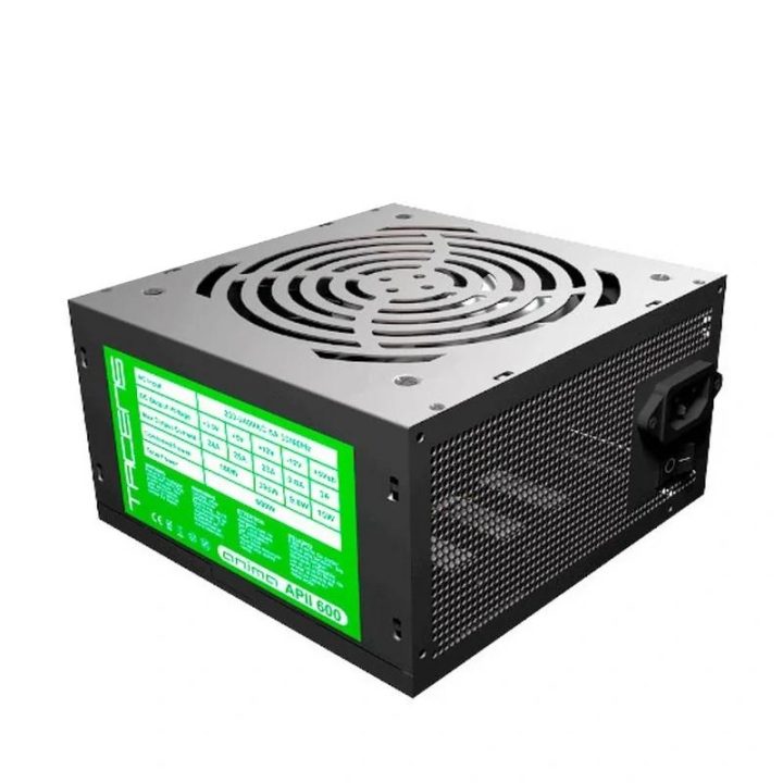 Tacens APIII600, Fonte de Alimentação PC ATX 600W, Tecnologia SMD 85%…