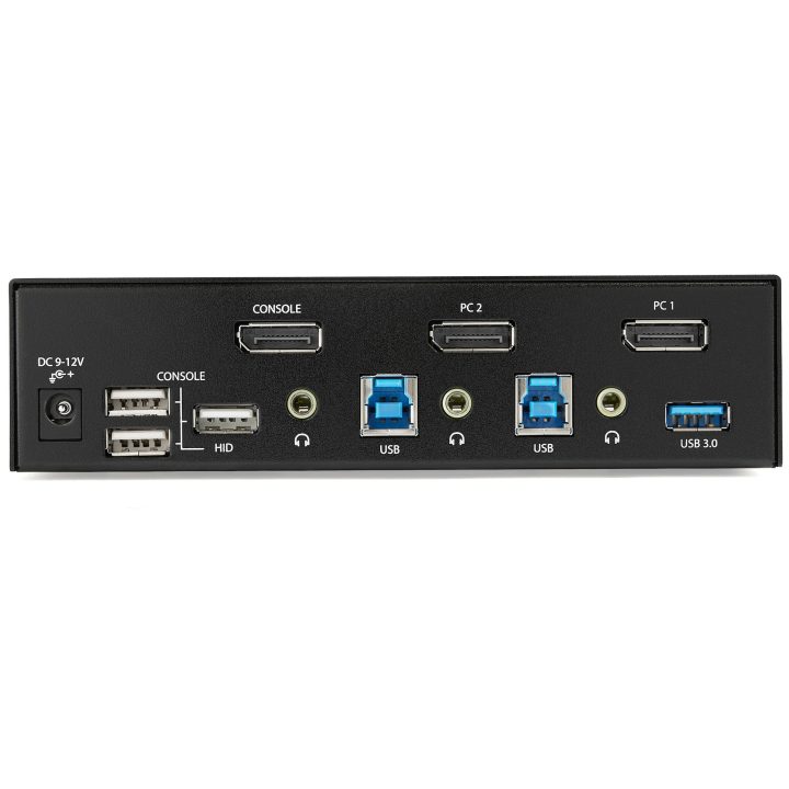 StarTech.com Switch KVM de 2 Portas DisplayPort - 4K a 60Hz - para Um…