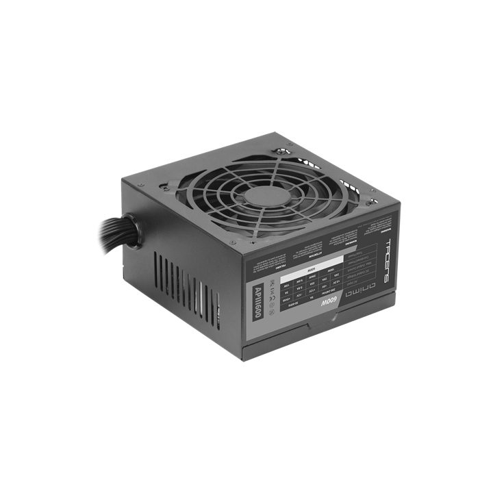 Tacens APIII600, PC ATX Power Supply 600W, SMD Technology 85% Bronze…