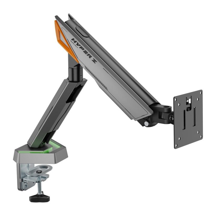 AISENS DT49TSRRGB-347 soporte para monitor 49" Escritorio Negro, Gris