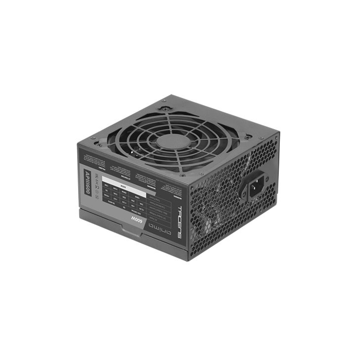 Tacens APIII600, PC ATX Power Supply 600W, SMD Technology 85% Bronze…