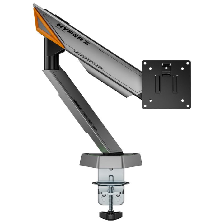 AISENS DT49TSRRGB-347 soporte para monitor 49" Escritorio Negro, Gris