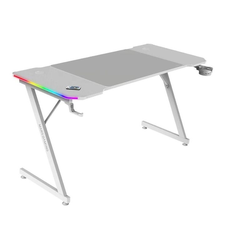 Mars Gaming MGD-X140RGB, Mesa Gaming Ergonómica, Iluminação ARGB com…