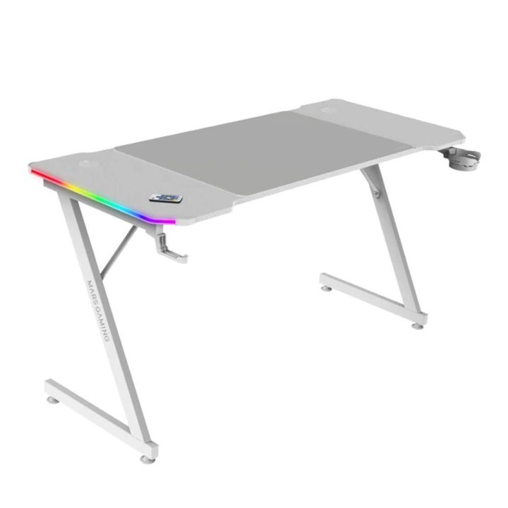 Mars Gaming MGD-X140RGB, Mesa Gaming Ergonómica, Iluminação ARGB com…