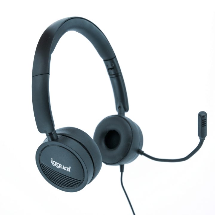 iggual Con Micro Dual Tech wired over-ear headphones