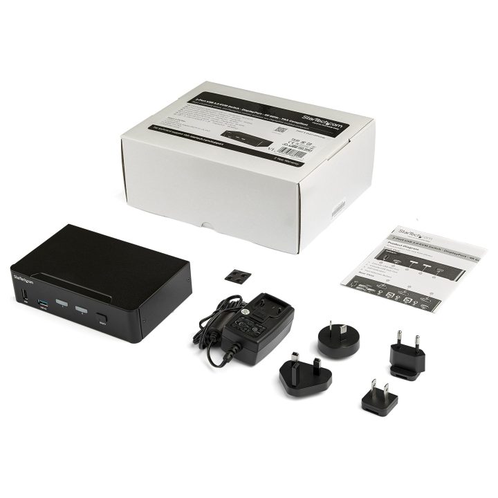 StarTech.com Switch KVM de 2 Portas DisplayPort - 4K a 60Hz - para Um…