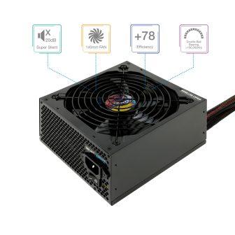 TooQ TQAPOLO-750SP 750 W 20+4 pin ATX ATX Black Power Supply Unit