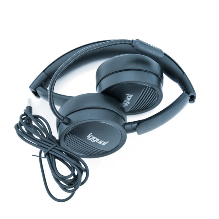 iggual Con Micro Dual Tech wired over-ear headphones