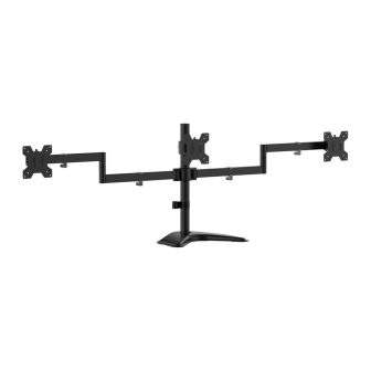 AISENS Eco Rotating and Tiltable Desk Stand with Base for 3 Monitors…